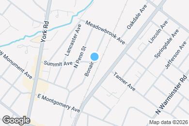 Map image of the property - 302 Bonair Ave