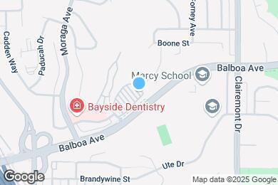 Map image of the property - 3743 Balboa Terrace
