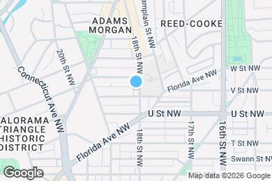 Map image of the property - 2106 18th St NW