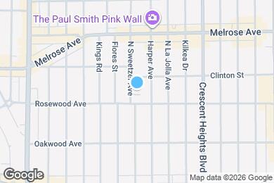 Map image of the property - 522 N Sweetzer Ave
