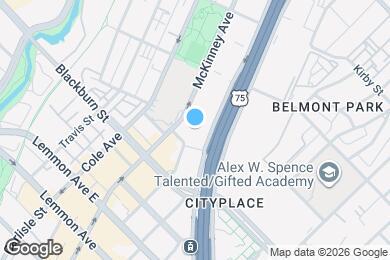 Map image of the property - 3930 McKinney Ave