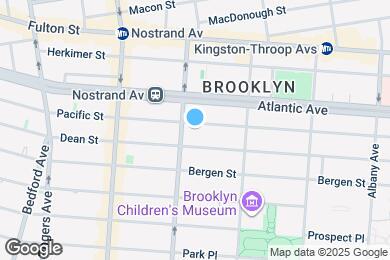 Map image of the property - 1328 Pacific St
