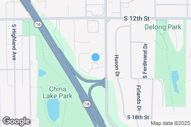 Map image of the property - 1500 Orchard Apartments