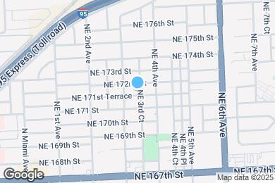 Map image of the property - 17152 NE 3rd Ct