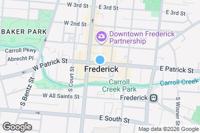 Map image of the property - 28 E Patrick St