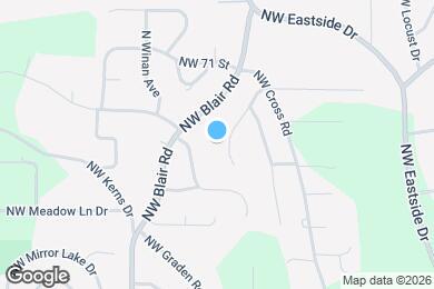 Map image of the property - 6914 NW Pleasant View Ct