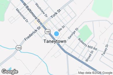Map image of the property - 109 E Baltimore St