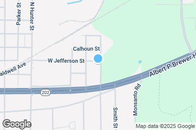Map image of the property - 2300 W Jefferson St