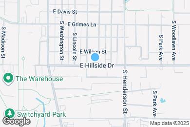Map image of the property - 1422 S Palmer Ave