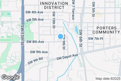 Map image of the property - 914 SW 8th Ave