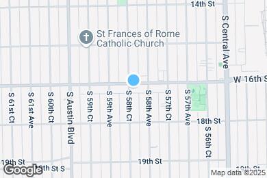 Map image of the property - 5817 W 16th St
