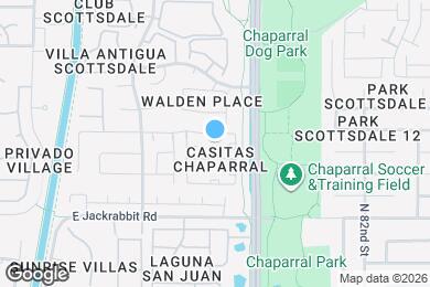 Map image of the property - 7921 E San Miguel Ave
