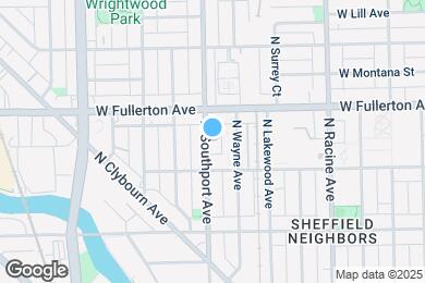 Map image of the property - 2327 N Southport Ave
