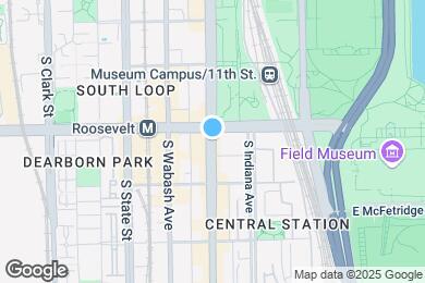 Map image of the property - 1223 S Michigan Ave