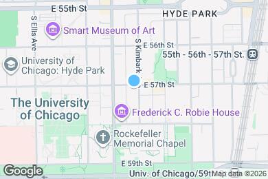 Map image of the property - 5704 S Kimbark Ave