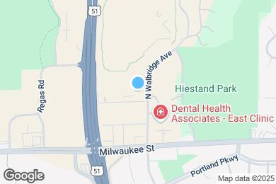 Map image of the property - 5120 N Walbridge Ave