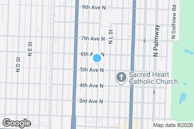 Map image of the property - 511 N K St