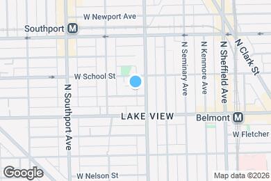 Map image of the property - 1214 W Melrose St