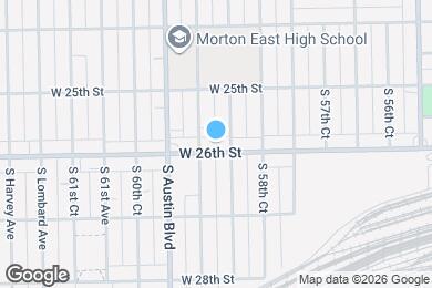 Map image of the property - 5910 W 26th St
