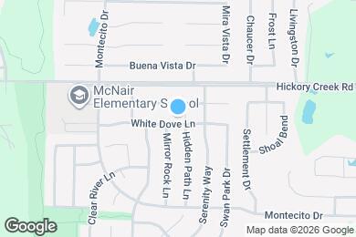 Map image of the property - 1609 White Dove Ln