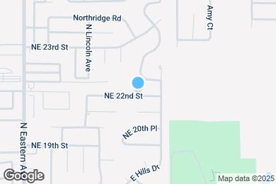 Map image of the property - 1309 NE 22nd St
