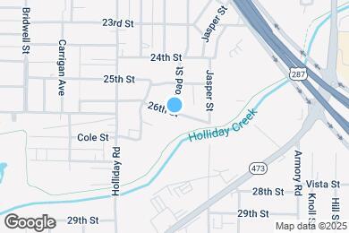 Map image of the property - 1311 26th St
