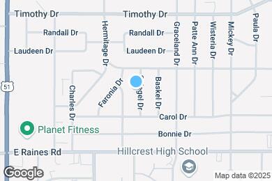 Map image of the property - Spacious 3-Bedroom, 2-Bath Home for Rent!