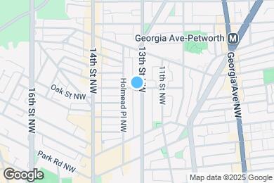 Map image of the property - 3580 13th St NW