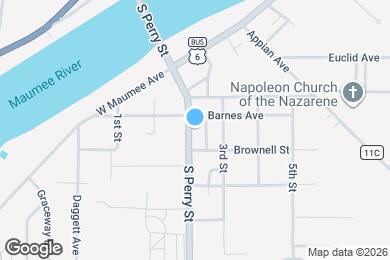 Map image of the property - 616 S Perry St