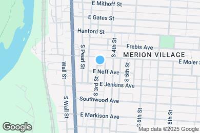Map image of the property - 1360 S 3rd St