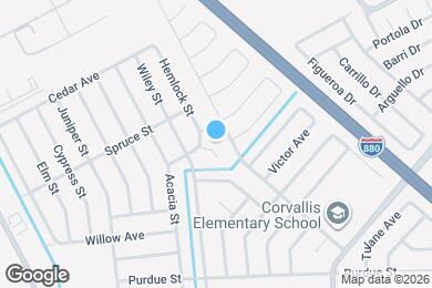 Map image of the property - 1350 Coppa Ct