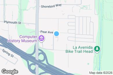 Map image of the property - 1255 Pear Ave