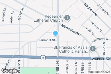 Map image of the property - 1206 N 18th St