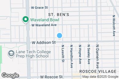 Map image of the property - 2210 W Addison St