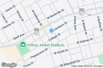 Map image of the property - 805 W Chambers St