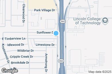 Map image of the property - 2531 E Timberview Ln