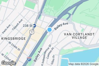 Map image of the property - 142 W 238th St