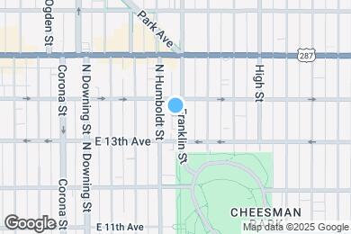 Map image of the property - 1351 N Franklin St