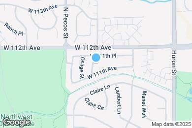 Map image of the property - 11144 Navajo St