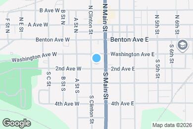 Map image of the property - 9 2nd Ave E