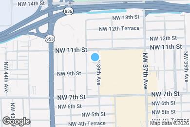 Map image of the property - 930 NW 39th Ave