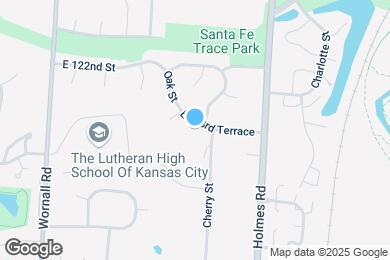 Map image of the property - 12316 Oak St