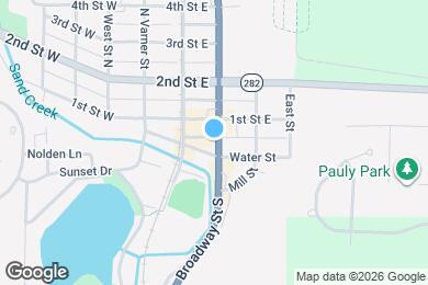 Map image of the property - 224 Broadway St S