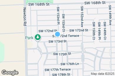 Map image of the property - 15398 SW 172nd Terrace