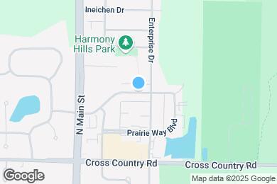 Map image of the property - 360 Prairie Oaks Dr