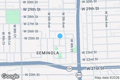 Map image of the property - 2487 W 5th Ct