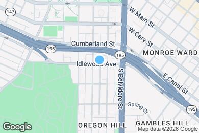 Map image of the property - 709 Idlewood Ave