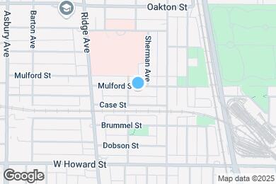 Map image of the property - 734 Mulford St