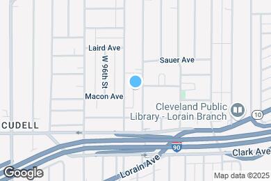 Map image of the property - 2168 W 93rd St