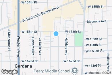 Map image of the property - 15823 S Dalton Ave